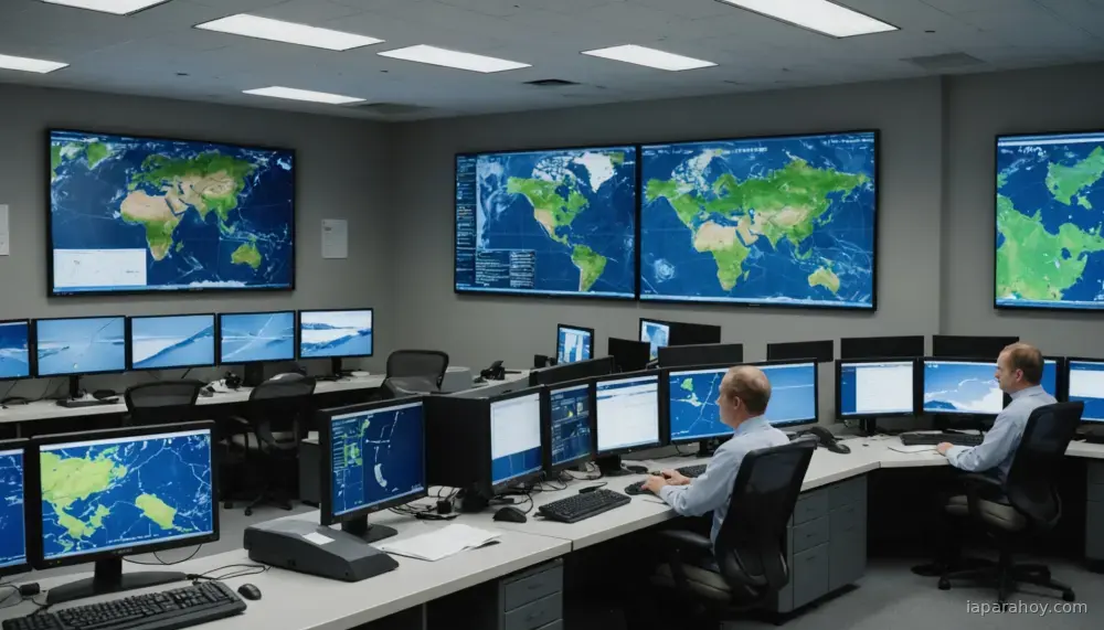 Ilustración generada con IA sobre: Google DeepMind lanza WeatherNext 3, su modelo de IA para predicción meteorológica más avanzado