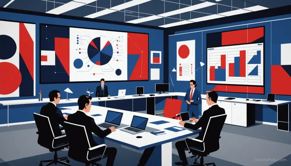 Ilustración generada con IA sobre: Sam Altman sugiere que OpenAI podría frenar el desarrollo de IA avanzada ante advertencias de riesgo…