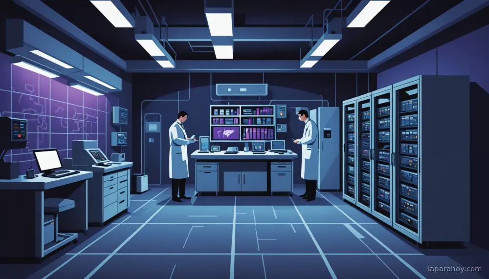 Ilustración generada con IA sobre: Anthropic detecta intentos de usar Claude para investigar armas biológicas