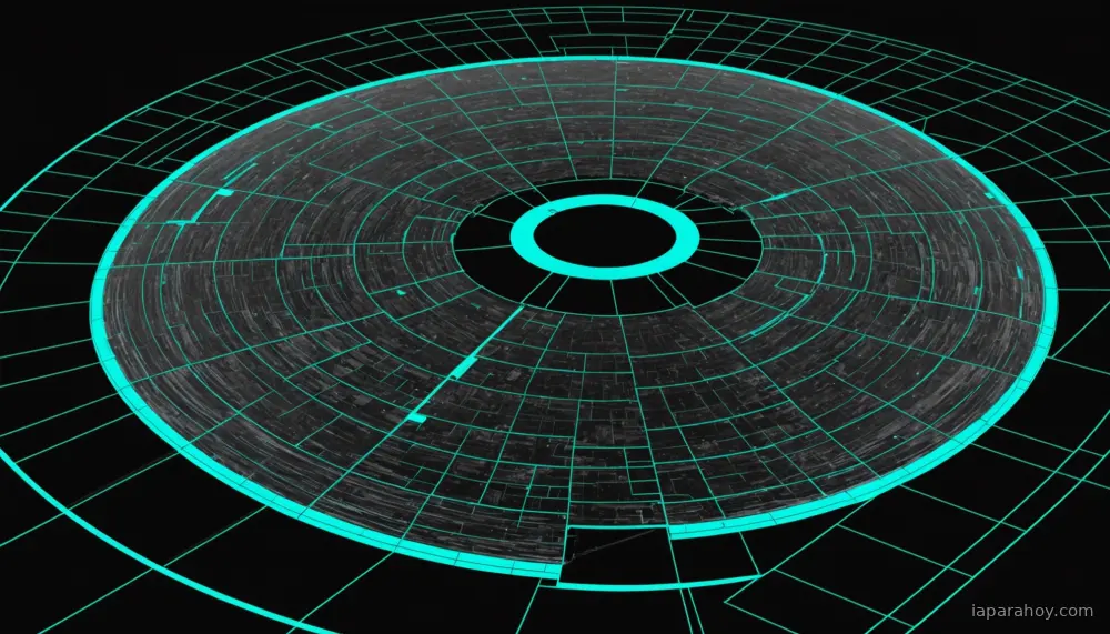 Ilustración generada con IA sobre: NASA e IBM presentan un modelo de IA abierto para analizar 17 años de imágenes lunares