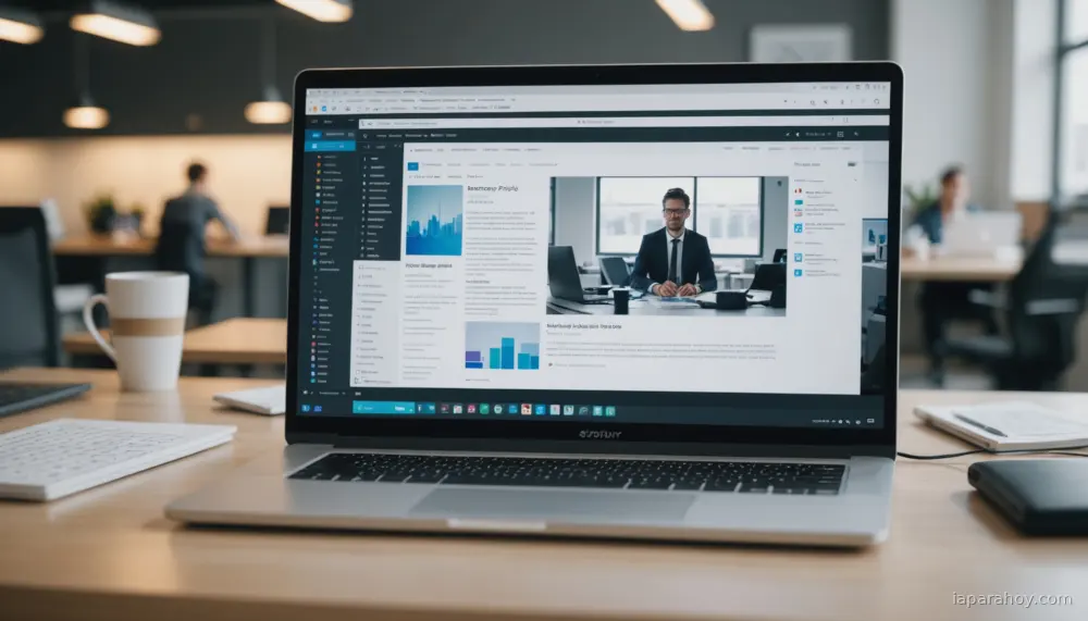 Ilustración generada con IA sobre: Google lanza aplicación de escritorio de Gemini para Windows con integración en Gmail, Drive y Docs