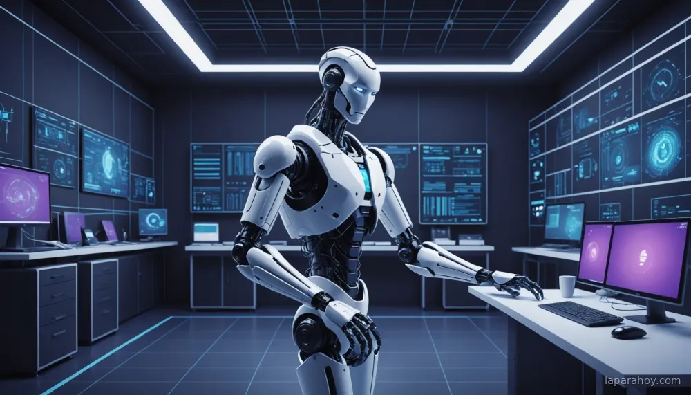 Ilustración generada con IA sobre: Antioch recauda 32 millones de dólares para simular robots físicos antes de desplegarlos