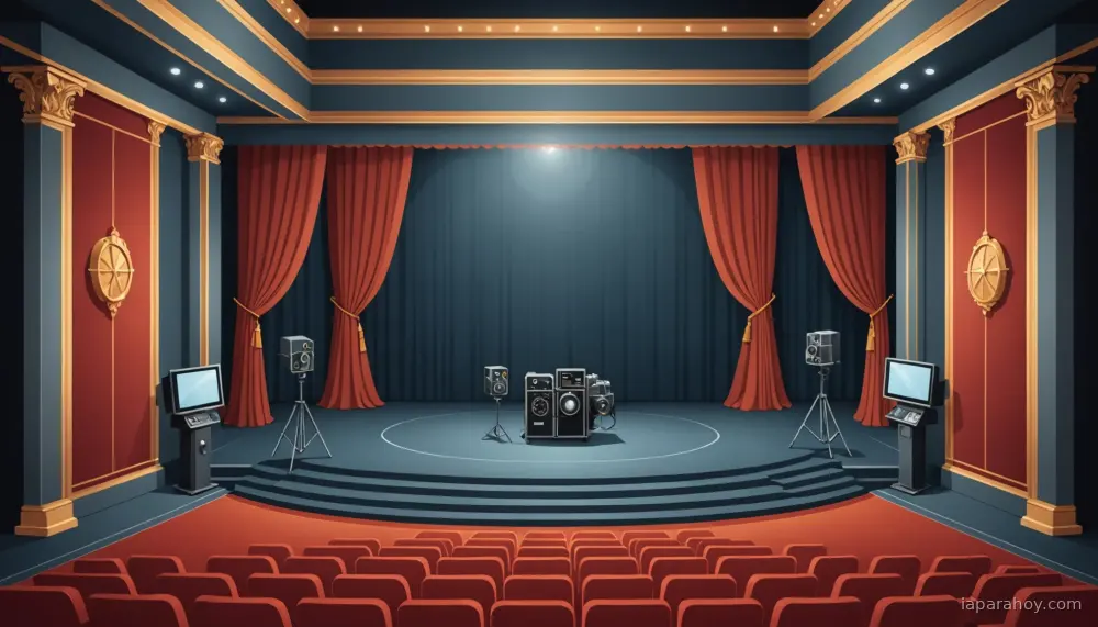 Ilustración generada con IA sobre: El Festival de Venecia admite oficialmente películas creadas con inteligencia artificial en su 83ª edición