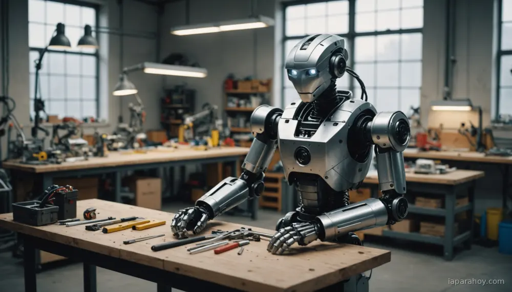 Ilustración generada con IA sobre: Sam Altman confirma que OpenAI desarrollará un robot humanoide