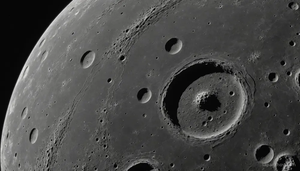 Ilustración generada con IA sobre: NASA e IBM lanzan un modelo de IA de código abierto para analizar datos lunares