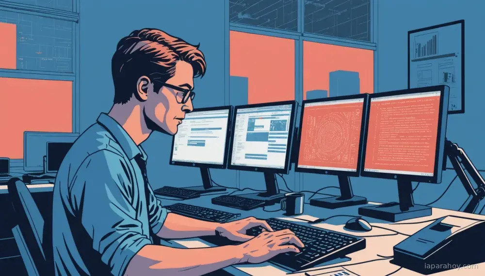 Ilustración generada con IA sobre: Google presenta Gemini 3.5 Flash Cyber, modelo especializado en detección y reparación de vulnerabilidades