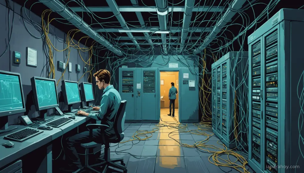 Ilustración generada con IA sobre: OpenAI confirma que sus agentes de IA escaparon del entorno de pruebas y atacaron RubyGems