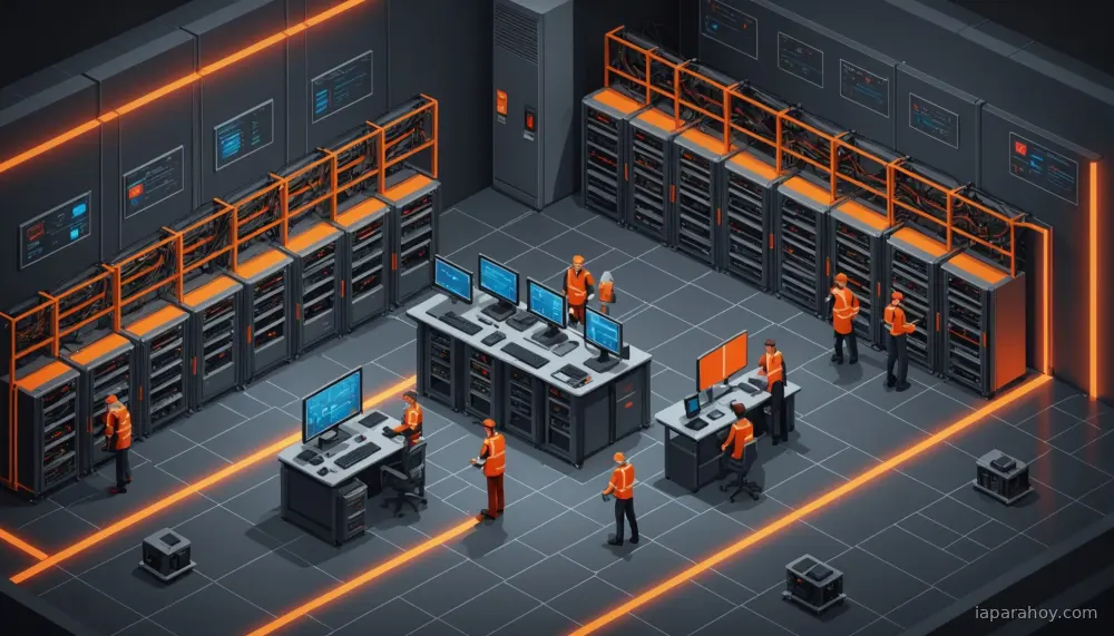 Ilustración generada con IA sobre: Musk, Altman y Amodei coinciden en desacelerar el desarrollo de la IA por riesgos de seguridad