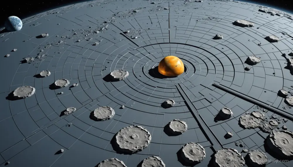 Ilustración generada con IA sobre: IBM y NASA presentan modelo de IA de código abierto para explorar la Luna