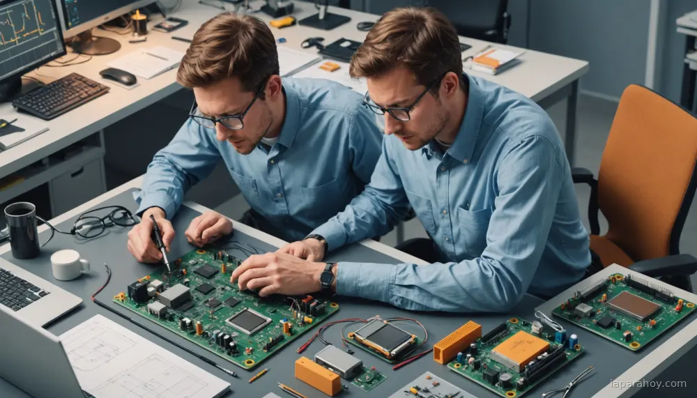 Ilustración generada con IA sobre: Google DeepMind publica AlphaChip: IA ya diseña circuitos de chips comerciales