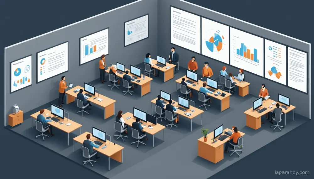 Ilustración generada con IA sobre: Google DeepMind presenta 100+ trabajos en NeurIPS 2024 sobre agentes, 3D y entrenamiento de LLM