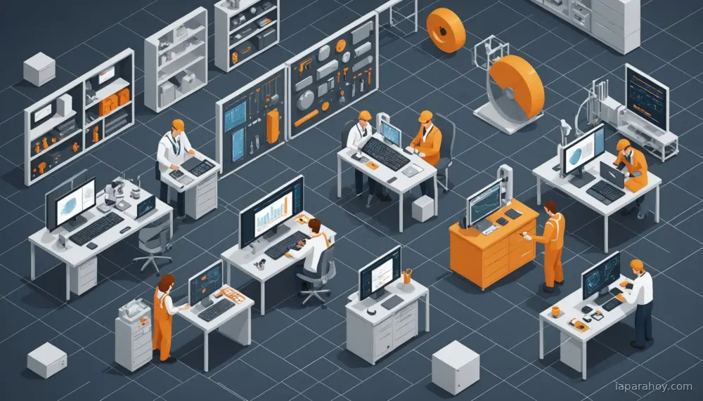 Ilustración generada con IA sobre: Google DeepMind presenta AlphaEvolve, agente que optimiza algoritmos para infraestructura y matemáticas