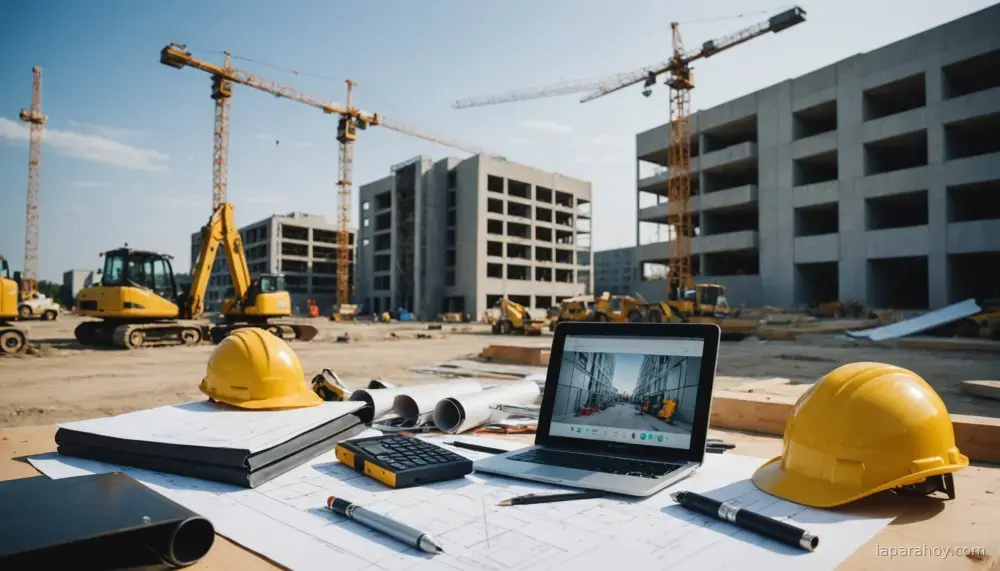 Ilustración generada con IA sobre: Kier Group despliega Copilot para mejorar productividad y seguridad en construcción