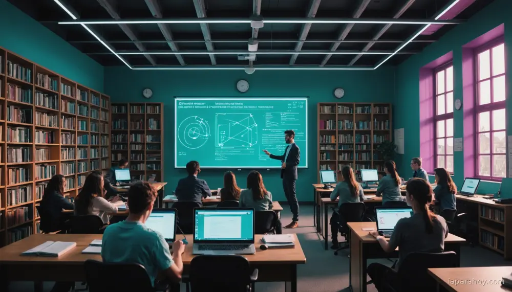 Ilustración generada con IA sobre: Google DeepMind refuerza colaboración con universidades en investigación y formación