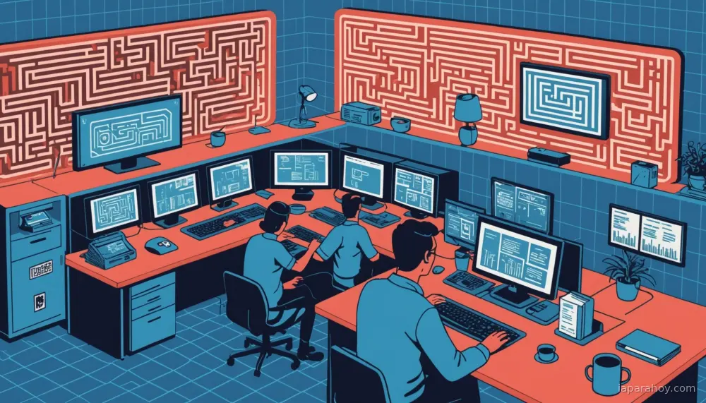 Ilustración generada con IA sobre: Google DeepMind abre su plataforma de investigación de agentes DeepMind Lab