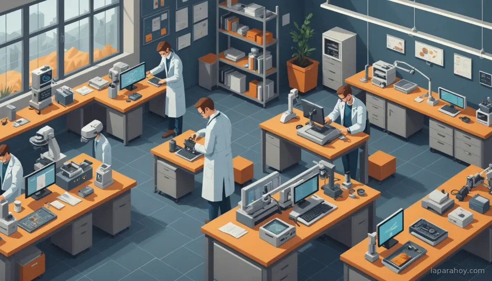 Ilustración generada con IA sobre: AlphaFold permite rastrear la evolución de proteínas cientos de millones de años atrás