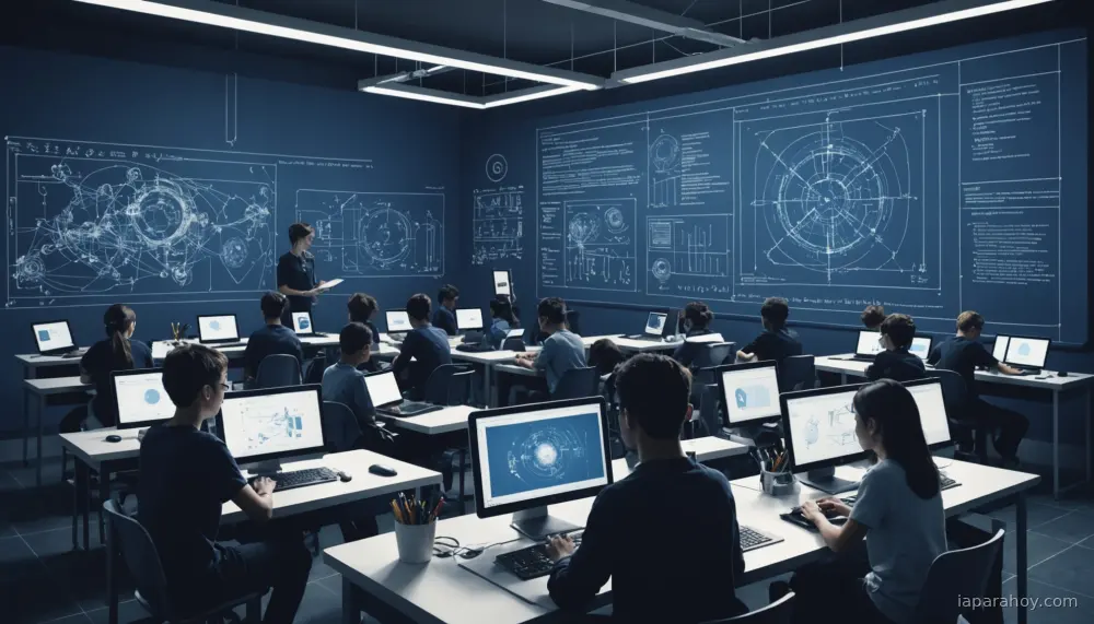 Ilustración generada con IA sobre: Google DeepMind amplía programa educativo de IA a nivel global con inversión de 1 millón de libras