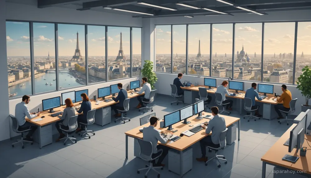 Ilustración generada con IA sobre: Google DeepMind abre su primer laboratorio en Europa continental en París