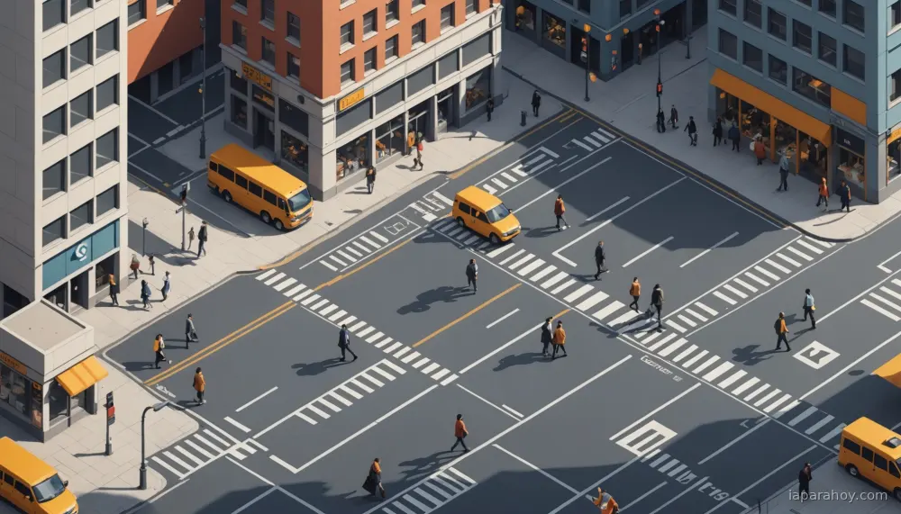 Ilustración generada con IA sobre: DeepMind entrena agentes para navegar ciudades sin mapas usando solo visión