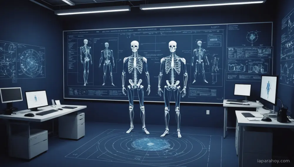 Ilustración generada con IA sobre: DeepMind avanza en control motor flexible de cuerpos simulados mediante aprendizaje emergente