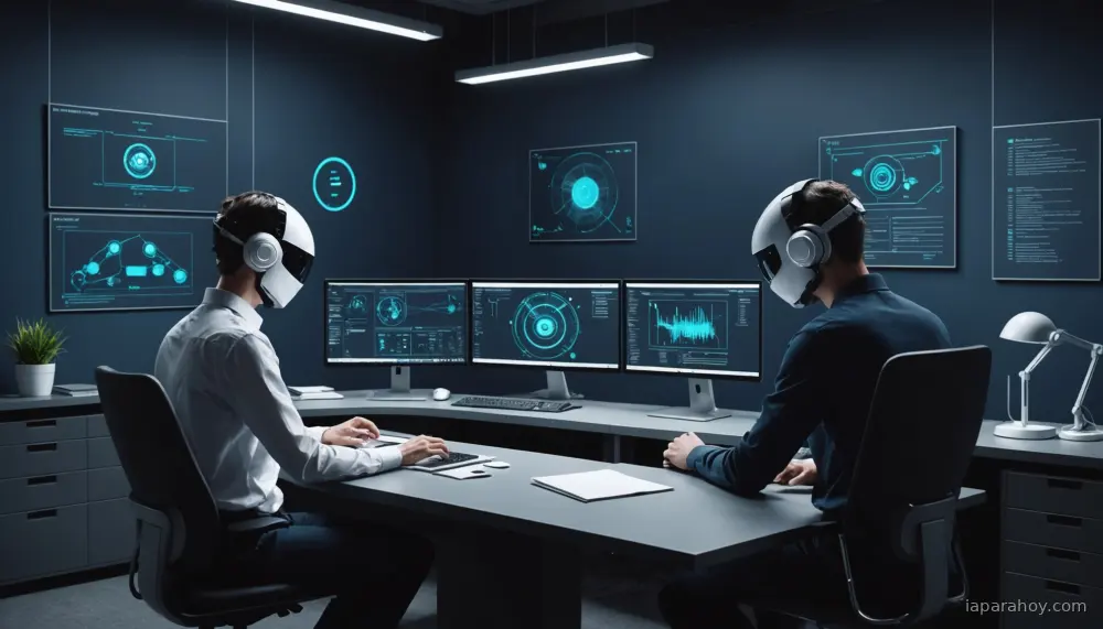 Ilustración generada con IA sobre: DeepMind y OpenAI publican técnica para entrenar IA desde retroalimentación humana sin expertos