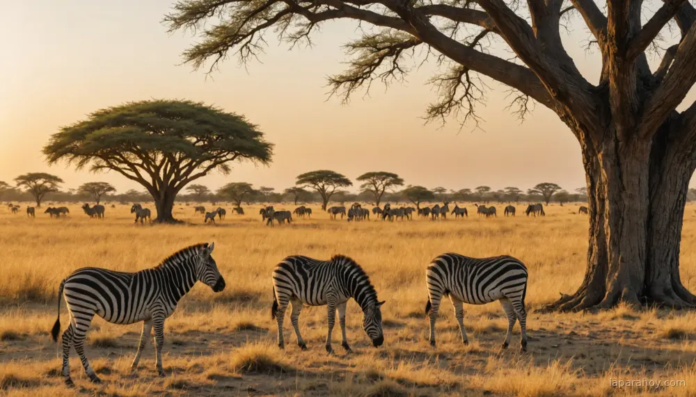 Ilustración generada con IA sobre: DeepMind entrena modelos para detectar y contar fauna en Serengeti automáticamente
