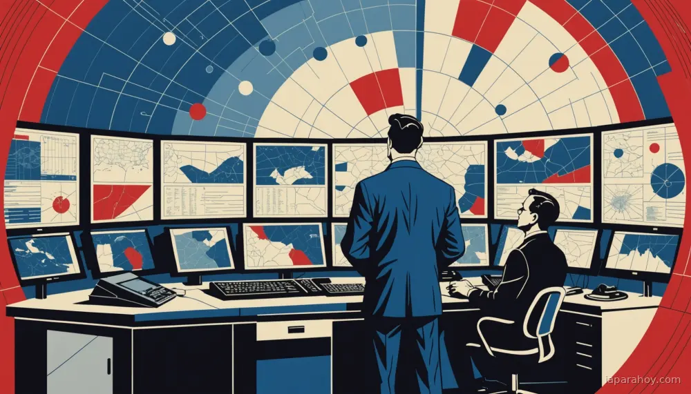 Ilustración generada con IA sobre: DeepMind aplica IA a predicción meteorológica y control de plasma para clima