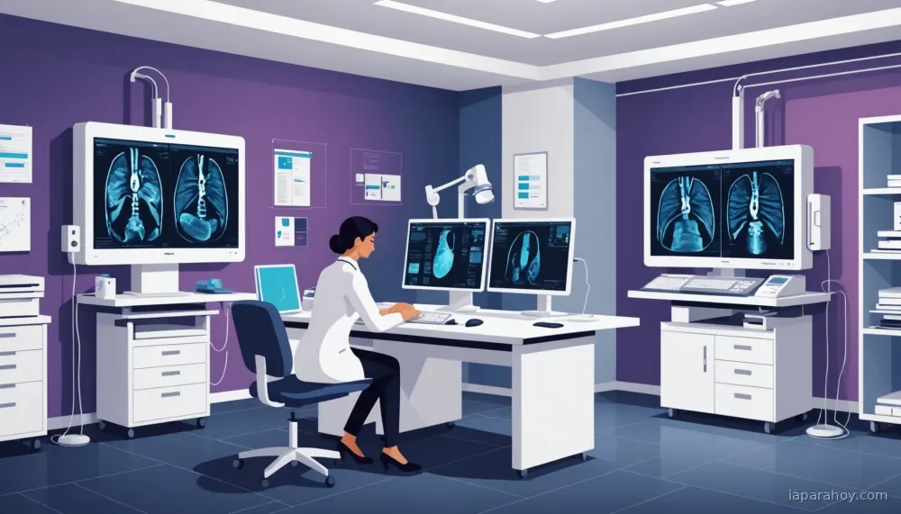 Ilustración generada con IA sobre: DeepMind propone CoDoC, sistema que decide cuándo confiar en IA o derivar a médico