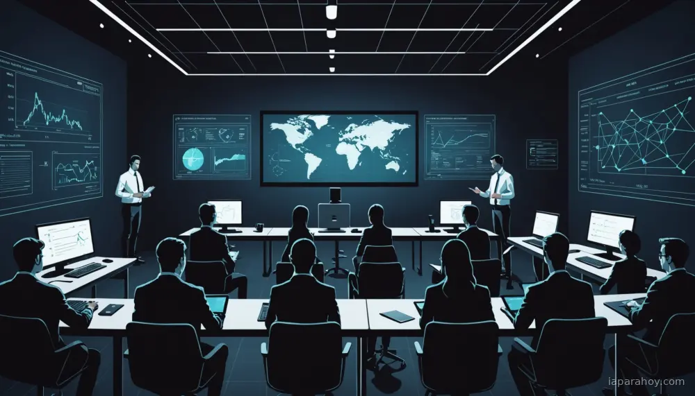 Ilustración generada con IA sobre: DeepMind presenta 47 trabajos en NeurIPS 2022, incluyendo Chinchilla y Flamingo
