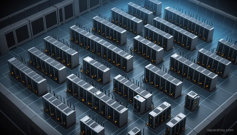 Ilustración generada con IA sobre: Vertiv y NVIDIA detallan la transformación industrial de los data centers para IA en Vertiv Week 2026