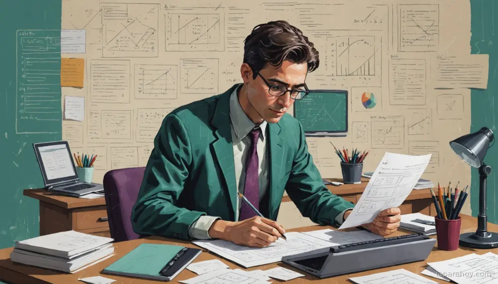 Ilustración generada con IA sobre: AlphaTensor: IA descubre algoritmos de multiplicación matricial más eficientes que los humanos