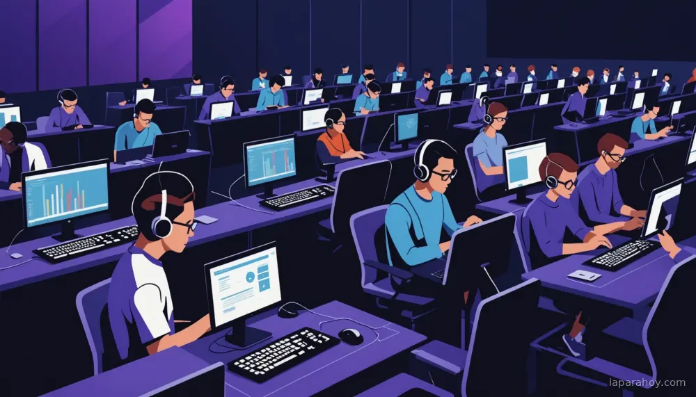 Ilustración generada con IA sobre: Gemini 2.5 Deep Think logra medallas de oro en las finales mundiales de programación competitiva