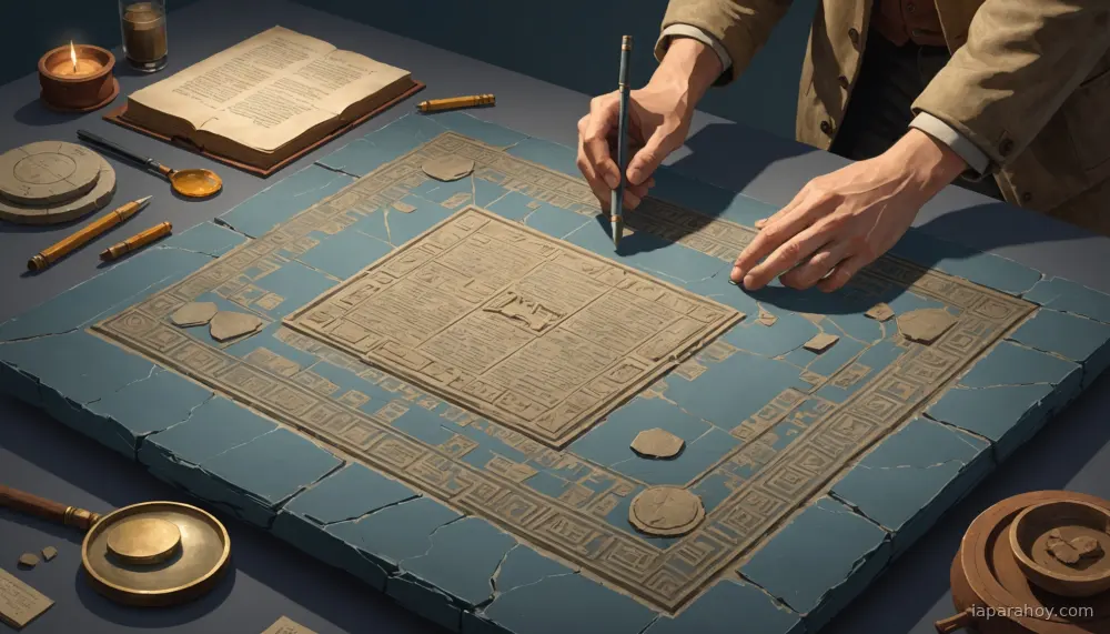 Ilustración generada con IA sobre: Google DeepMind presenta Aeneas, modelo de IA para interpretar inscripciones romanas