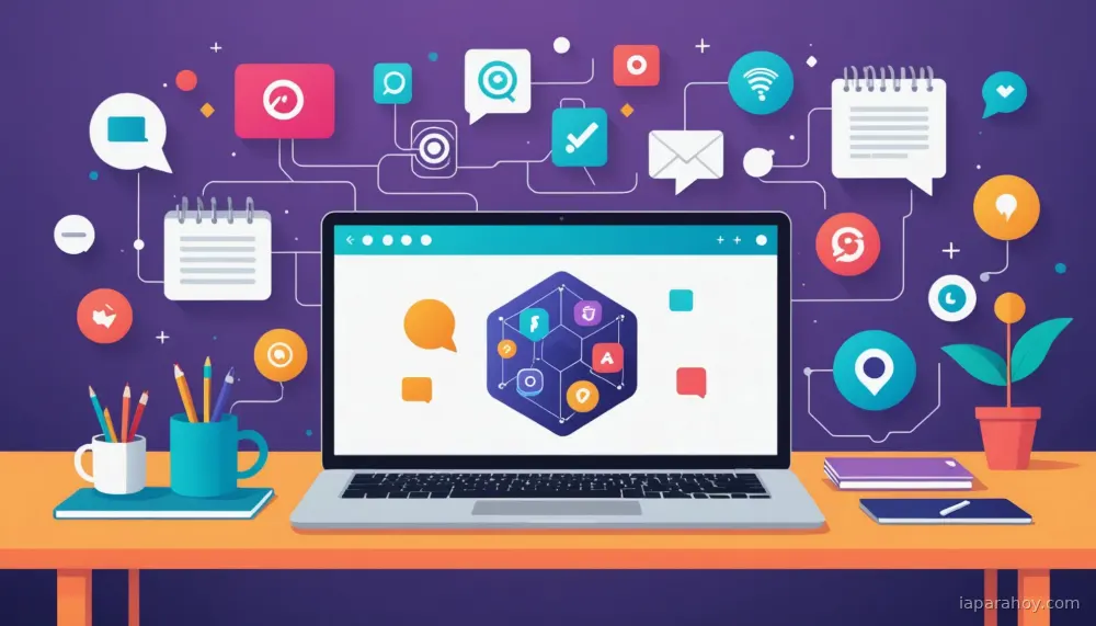Ilustración generada con IA sobre: OpenAI lanza Dots, agentes de IA con personajes que ejecutan tareas en ChatGPT