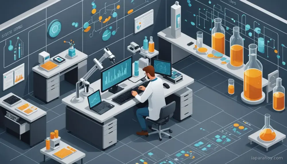 Ilustración generada con IA sobre: AlphaEvolve: agente de IA de Google DeepMind optimiza algoritmos en genómica, energía y física