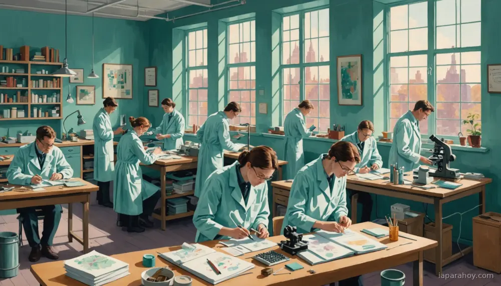 Ilustración generada con IA sobre: Google DeepMind lanza Co-Scientist, sistema multiagente para generar hipótesis científicas