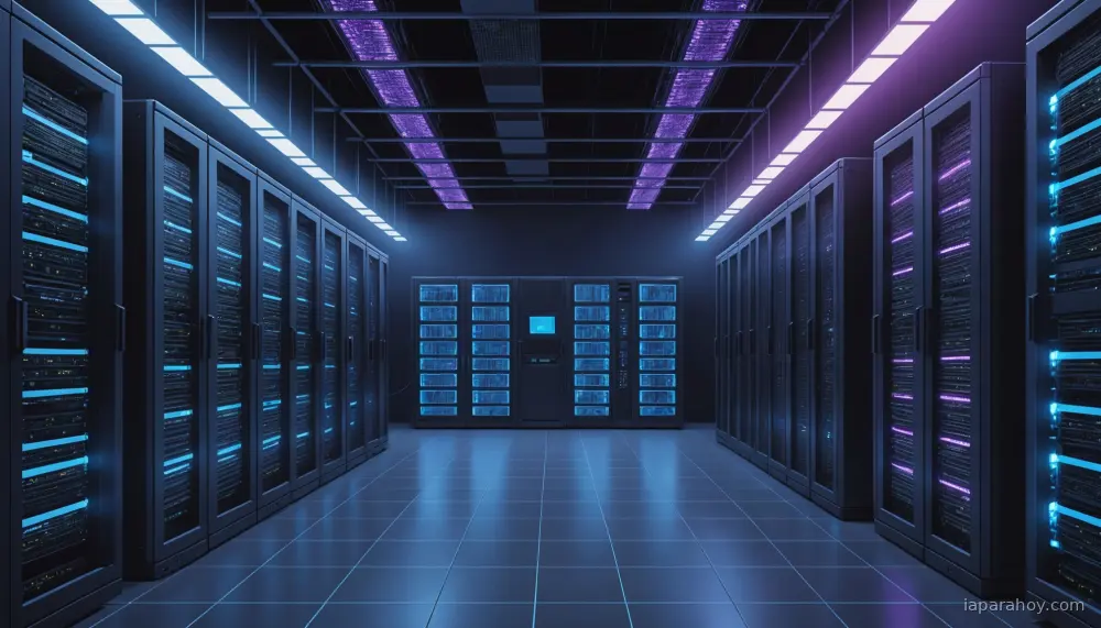 Ilustración generada con IA sobre: NVIDIA y CoreWeave lanzan infraestructura Vera Rubin NVL72 para IA agéntica en producción