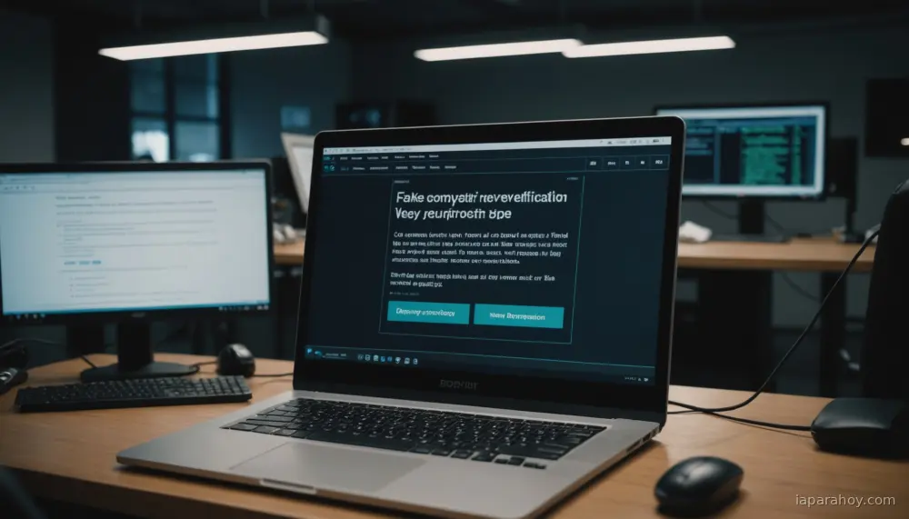 Ilustración generada con IA sobre: Hackers usan un GPT personalizado falso alojado en chatgpt.com para instalar malware de control remoto