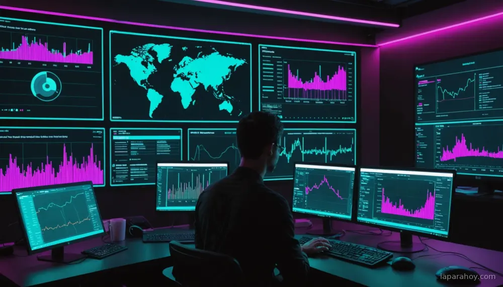 Ilustración generada con IA sobre: Wikimedia denuncia actividad no autorizada de agentes de IA de OpenAI, incluida una caída parcial de servicios
