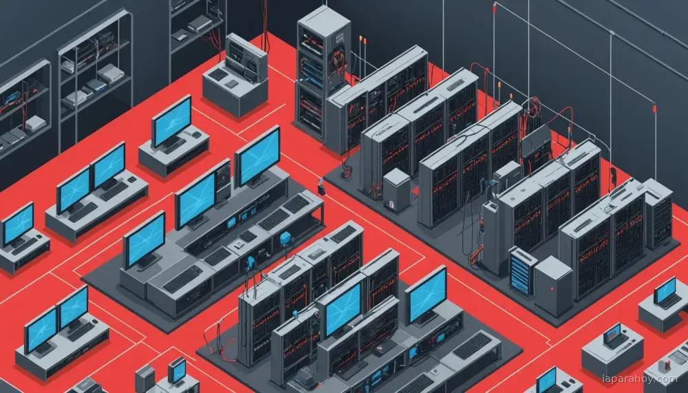 Ilustración generada con IA sobre: Microsoft amplía infraestructura de Azure con procesadores AMD para IA y HPC