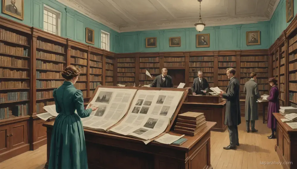 Ilustración generada con IA sobre: Microsoft potencia biblioteca presidencial de Theodore Roosevelt con IA generativa y avatar interactivo