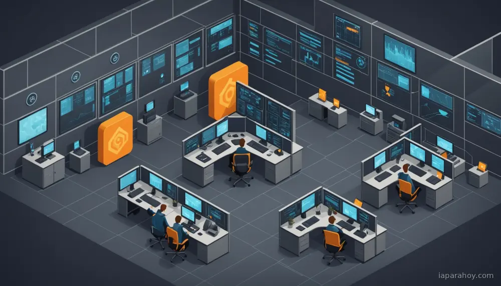 Ilustración generada con IA sobre: Informe de CertiK: los agentes de IA en seguridad ya actúan como empleados autónomos, no como herramientas