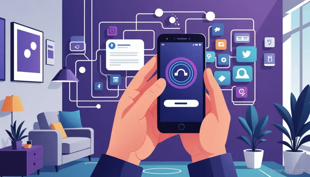 Ilustración generada con IA sobre: Meta amplía personalización con datos de terceros y simplifica controles de privacidad