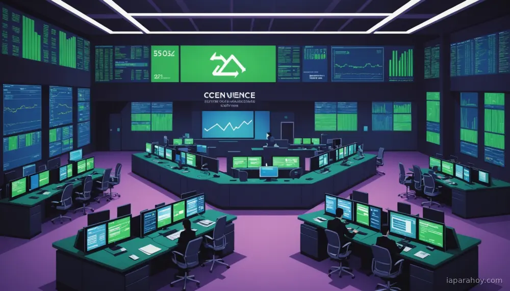 Ilustración generada con IA sobre: Wall Street se recupera tras las dudas sobre los ingresos de OpenAI y el petróleo baja
