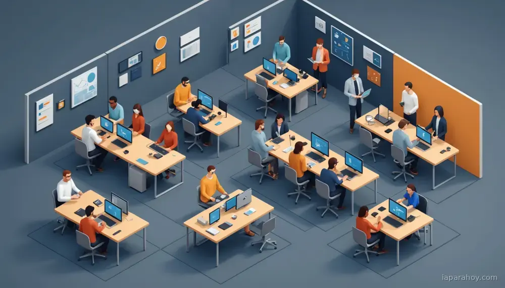 Ilustración generada con IA sobre: Meta presenta gafas AI para personas con discapacidad visual en Singapur