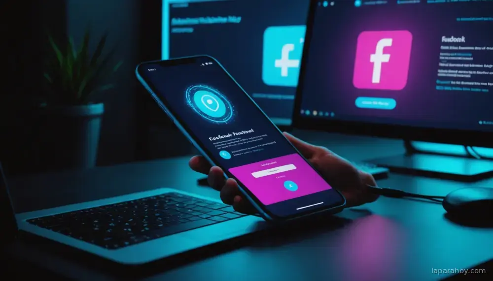 Ilustración generada con IA sobre: Meta lanza Facebook Verified, verificación facial gratuita contra bots y perfiles falsos