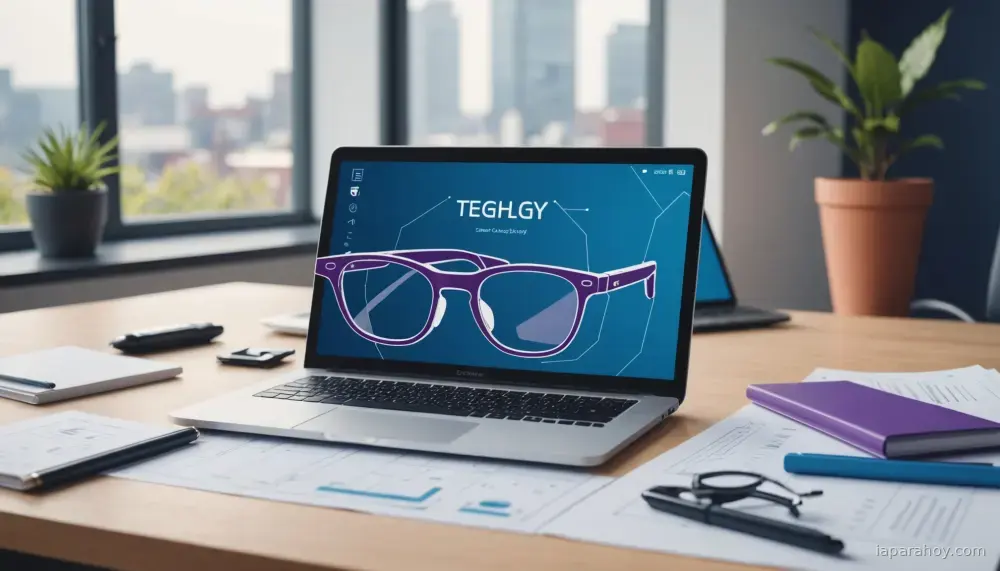 Ilustración generada con IA sobre: Meta financia 30 proyectos con gafas IA para accesibilidad y seguridad laboral