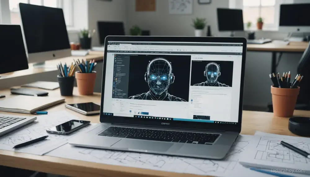 Ilustración generada con IA sobre: Meta lanza Muse Image, su primer modelo de generación de imágenes integrado en Meta AI